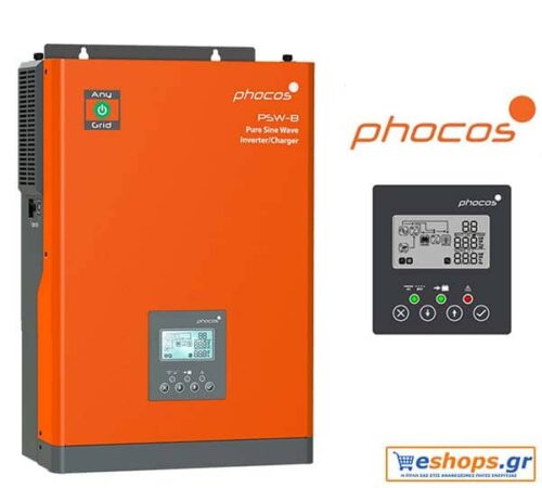 PHOCOS PSW-B-3000W / 24V ΥΒΡΙΔΙΚΟΣ INVERTER Any Grid Germany